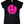 Load image into Gallery viewer, SMILEY BLACK/PINK WOMENS T