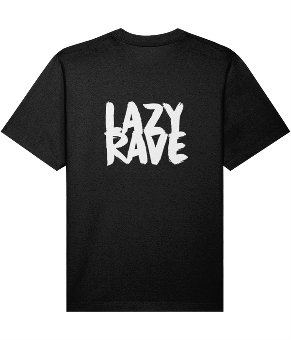 SMILEY ICON BLACK/WHITE LOOSE CUT T
