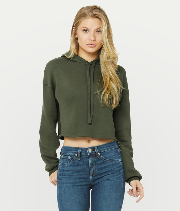 LAZY RAVER WOMENS CROPPED HOODIE